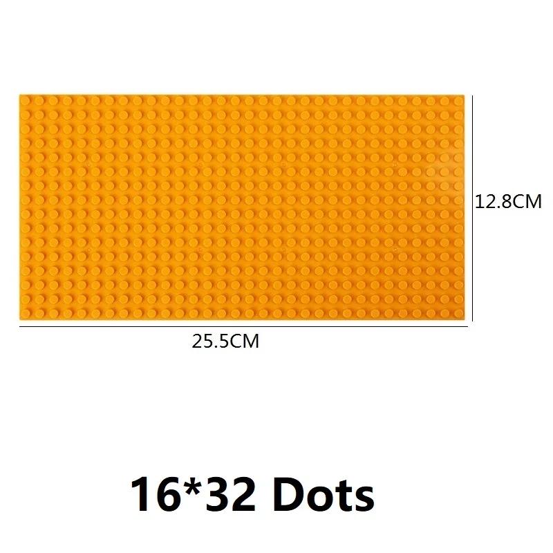 Single Double Sided Building Plates 32X32 16X16 16X32 Dots Diy Simulated Scene Building Block Base Compatible With Major Brands