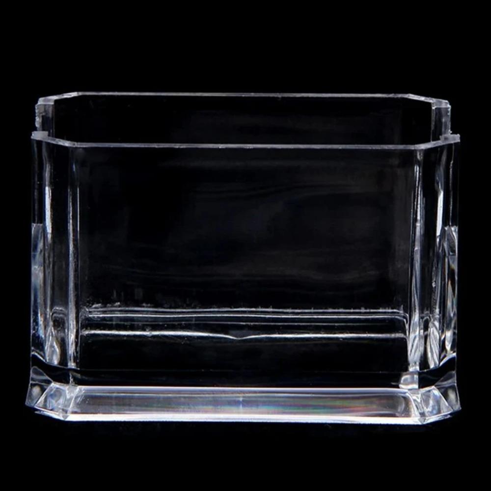 Прямоугольный держатель для чайных пакетиков Акриловая коробка для хранения подсластителей Держатель для пакетиков сахара Гостиная
