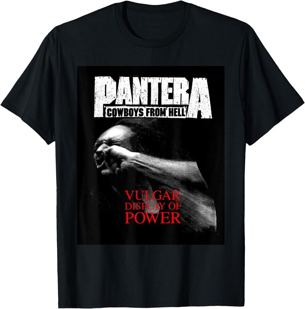 Футболка Pantera Hard Rock Metal Vulgar Display Of Power Подарок для фанатов Унисекс футболка