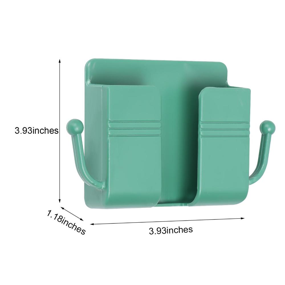 Настенный органайзер для телефона, коробка, держатель для телефона, крючки для кабелей, хранилище для пульта дистанционного управления, подставка для телефона