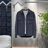 2024 Men's Trendy Loose Long Sleeve Striped Shirt - Versatile and Casual Top