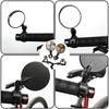 Universal Adjustable Bicycle Rearview Mirror 360 Degree Rotatable Wide Angle Handlebar Rear View Mirror Durable Safety Cycling Mirror For Road Bike Mo