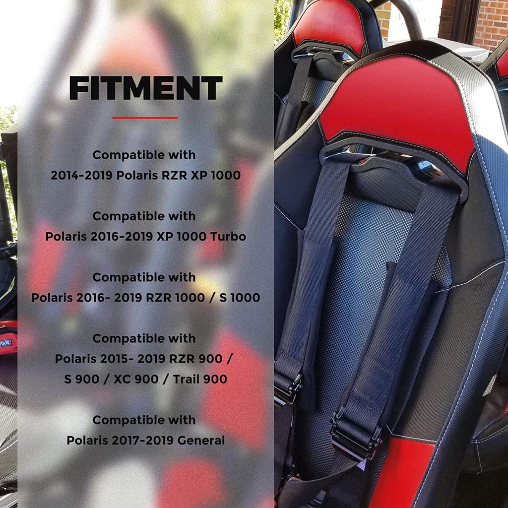 Вставка сиденья UTV с прорезью для ремня безопасности для Polaris RZR XP 900 1000 S General RANRZR Sportsman ACE 750 2014-2020 2019