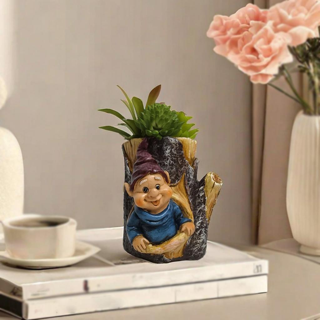 Корзины для растений, симпатичный эльфийский карликовый горшок для цветов, суккулентные цветочные горшки, настенное подвесное кашпо для балкона, декор для дома и сада