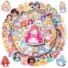 100 Cartoon Princess Children Reward Princess Little Girl Toys Doodle Stickers DIY