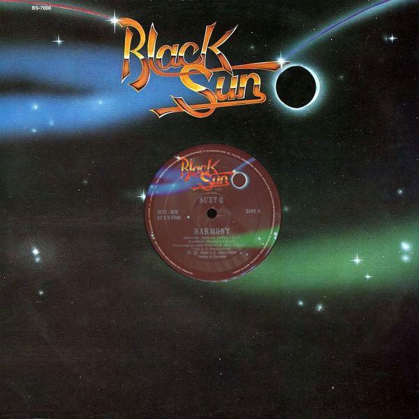 12-дюймовая пластинка SUZY Q Harmony JC12026 Black Sun 1985 Канада Танцевальная Электроника Б/У