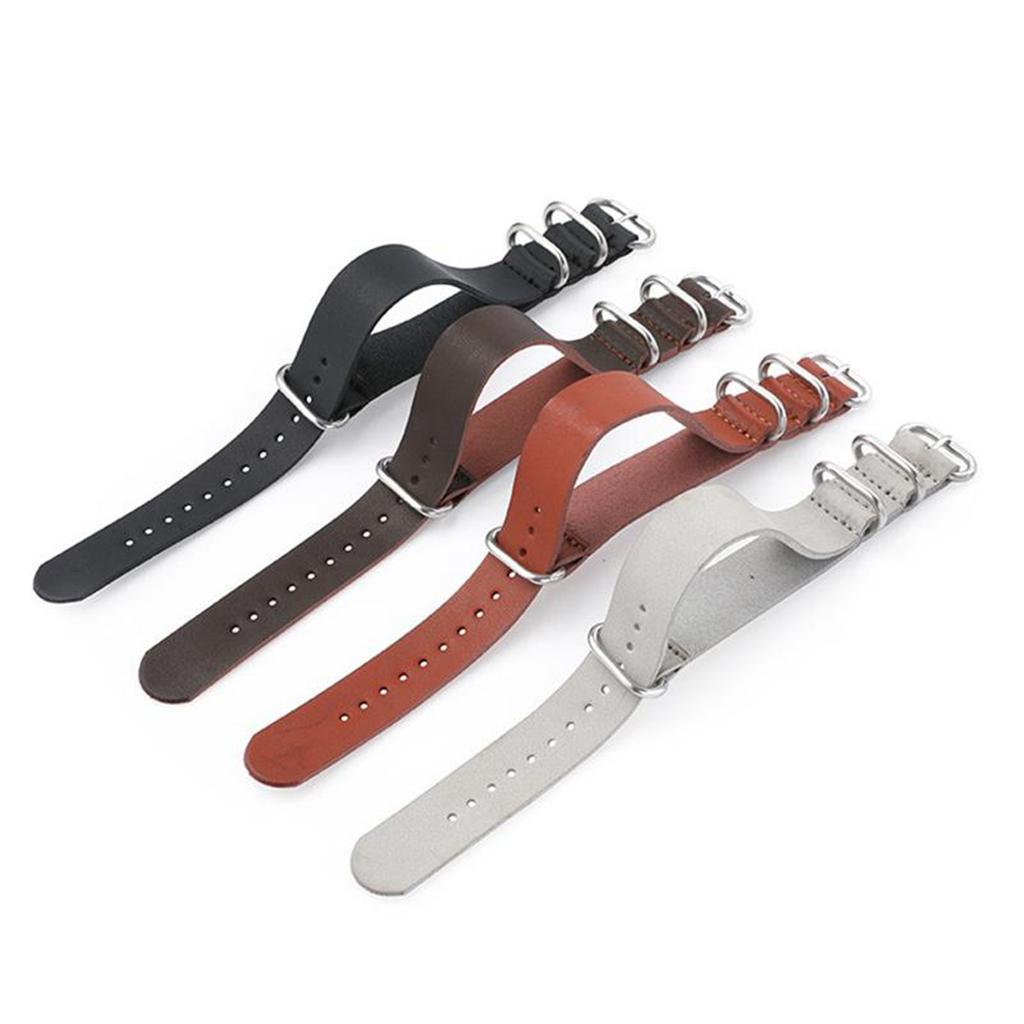 Ремешок для часов из искусственной кожи, 18–24 мм, ремешок, регулировка, сменный браслет с пряжкой