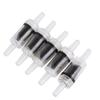 5 PCS Circulate Plastic Black Red Air Pump Co2 System One Way Non-Return Aquarium Check Valve
