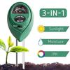 3 In 1 Soil Meter Moisture Light PH Testers With 2 Probes Soil Monitor for Garden Plant Test Flower Instrument Tool