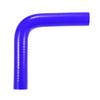 X AUTOHAUX Silicone Reducer Hose Pipe Bend Turbo Intercooler 25mm Inner Diameter 90 Degree Elbow Blue