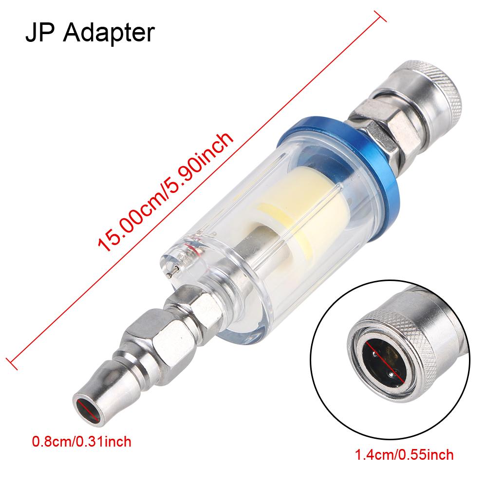 Для покрасочного пистолета Комплект фильтра-сепаратора воздуха, масла и воды Водоуловитель Прозрачный Сепаратор влаги для покраски Резьба 1/4 дюйма Распылитель Инструмент для воздушного компрессора