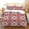Комплекты постельного белья Бохо из микрофибры, Комплект пододеяльника Бохо, Размер Queen, 3D-принт, Цветок мандалы дурмана, 220x240, Одеяло