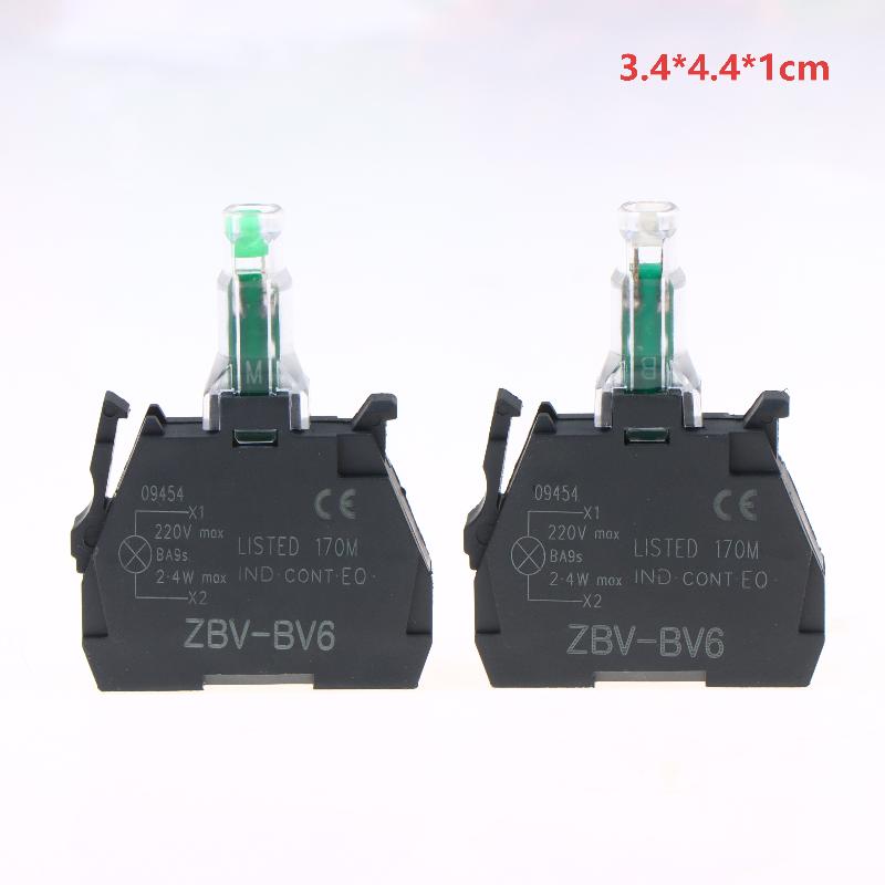 XB5 ZBV1 ZBV3-6 Indicator Light Module Push Button Switch Indicator Lamp Light For Industrial Control Buttons