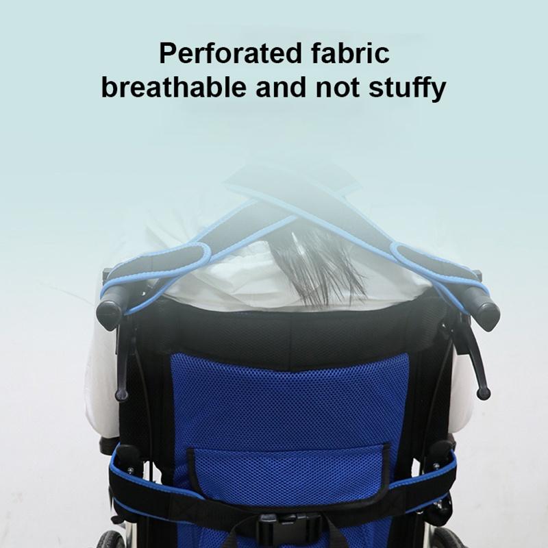 Перфорированный ремень безопасности для инвалидной коляски, антидемпинговый эластичный фиксированный ремень безопасности для пациентов с ограниченными возможностями, пожилых медицинских аксессуаров