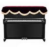 Bulary Piano Cover, Top Cover, Dustproof Cover, Premium Thick Velvet Fabric, Anti-Static, Ash-Free, European Style, Available In 3 Colors, Red