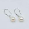 Жемчужные серьги, натуральный пресноводный жемчуг, женские серебряные серьги, серьги-капли с жемчугом, подарки для девочек, женские серьги