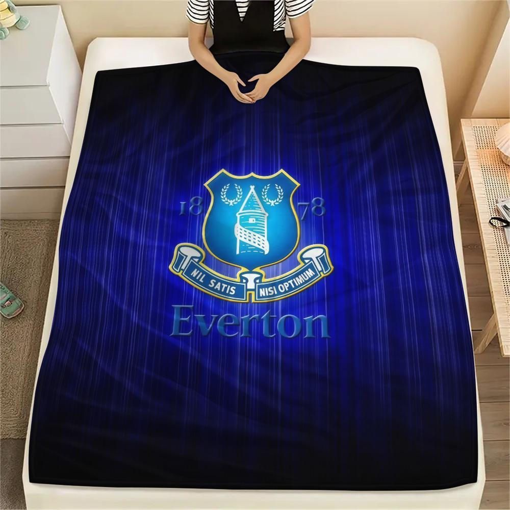 Everton F.C Flannel Blanket, High quality Comfortable for All Seasons, Home Decor, Warmth and Comfort