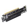 Адаптер PCIe X16 - X8+X4+X4 M.2 PCIE PCIE4.0 с поддержкой SSD 2280/2260/2242/2230 #