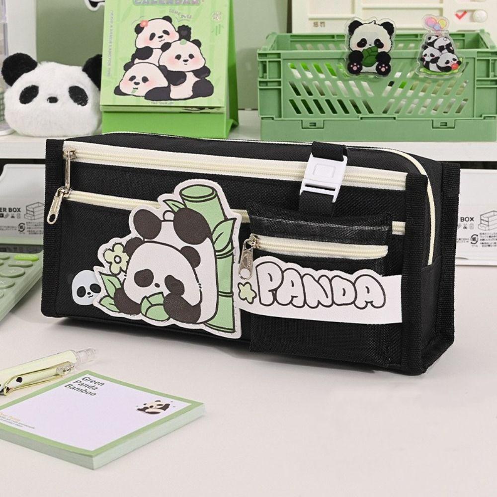 Большая вместительная пеналь-капибара, холщовая сумка для хранения, мультяшная сумка для канцелярских принадлежностей, школьная