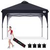 ABCCANOPY Tarp with Wheel High Water Heat Accessories Included Tent, One-touch, 3-level Adjustment, Ventilation, Ceiling, 2m/2.5m/3m, Outdoor, Easy,