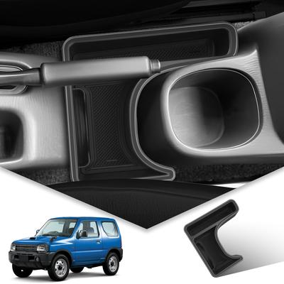 Консольный лоток BIBIBO для Suzuki Jimny JB23 с автоматической коробкой передач, консольный ящик для хранения мелких кастомных деталей для Jimny JB23 (5-10 дюймов) - Коробка, Предметы,