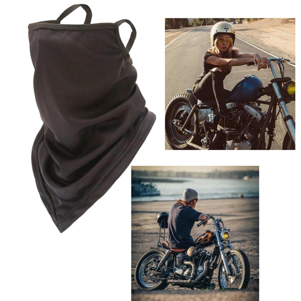 Sunday Skull Club Motorcycle Face Neck Cover, Gaiter, For All Seasons, Ear Hook,