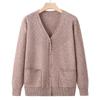Plus-size Spring and Autumn 2024 New Women's Thin Coat Comfortable Casual Fashion Loose V-Collar Coat Women's Coat