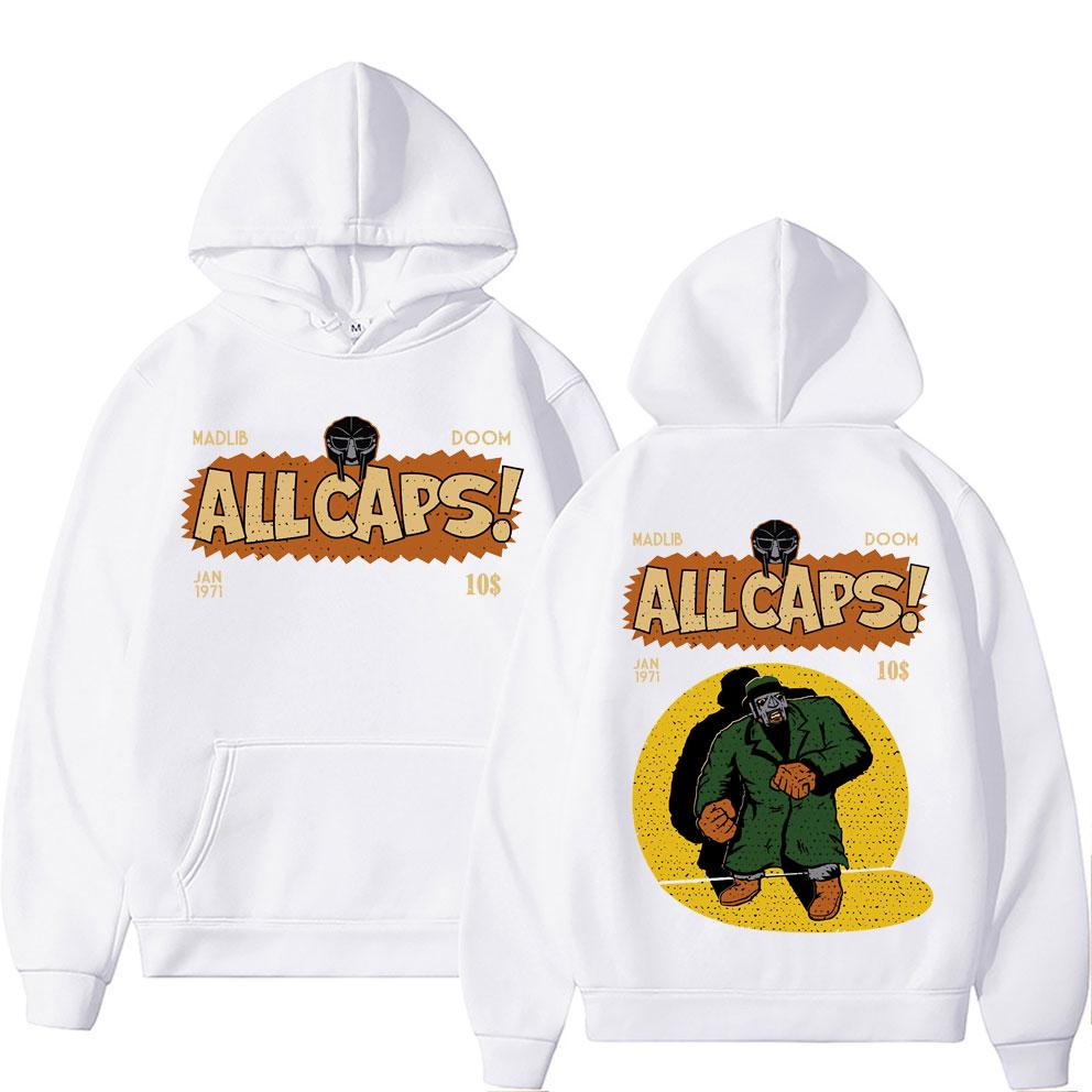Madlib Doom толстовки с двусторонним принтом Singer Madvillain Mf Doom удивительная толстовка унисекс женская толстовка в стиле хип-хоп уличная одежда унисекс