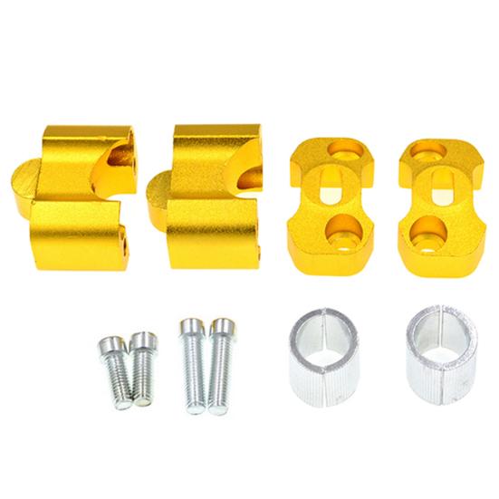 1 Pair 22-28mm Aluminium Alloy Motorcycle Handlebar Clamp Extend Riser Adapter