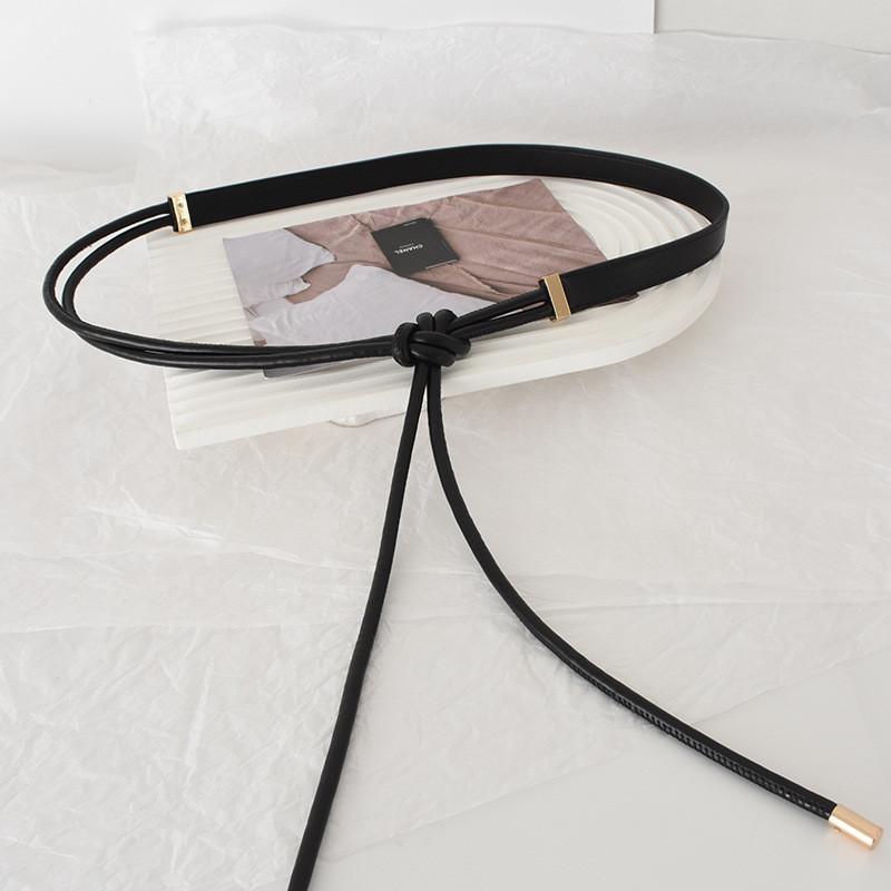 Stylish Faux Leather Knotted Belt For Women Perfect For Coats Sweaters Dresses And Down Jackets