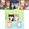 Adorable Plush Wolf Keychain Cute Cartoon Stuffed Wolf Toy For Students And Gifts