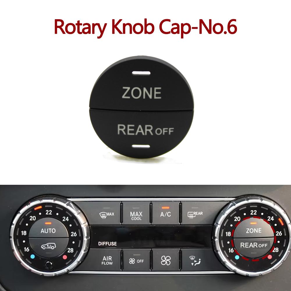 Car Air Conditioner Climate Control Switch Buttons Knob Cover For BENZ C GLK ML GL GLS GLE G W204 X204 W166 W292 W463 C300 GL350