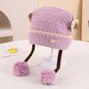 Warm Ear Protection Hat Thickned Pullover Hat Fashion Earflap Hats  for Baby