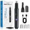 Nose Hair Cutter Men's [2025 New Model/1 Unit multi-function/LCD Screen ] Eyebrow Shaver Ladies Etiquette Multifunctional Long Hair Cutter USB-C