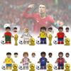 Soccer Star Series Team Building Blocks Set Small Plastic Pieces