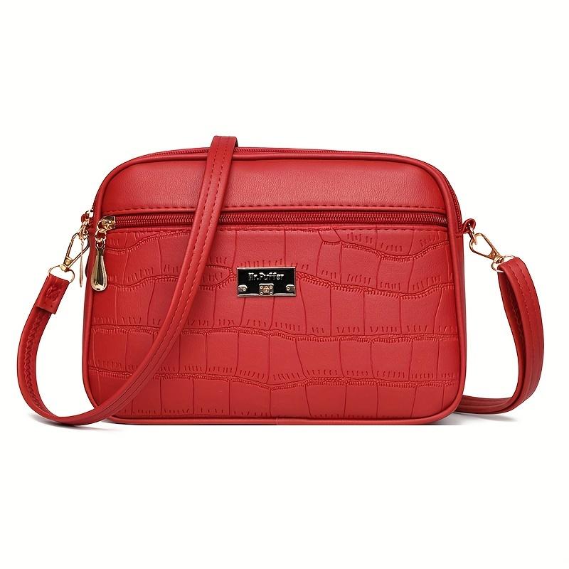 Women's Large Crossbody Bag with Adjustable Strap - Lightweight Elegant Handbag Suitable for Travel, Daily Use