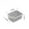 Stainless Steel Food Container with Cover Small Thicken Fresh-keep Food Fruit Lid Sealed Storage Box Kitchen Fridge Organizer