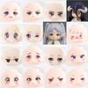 Лицо Куклы OB11 1/12 Лицо Куклы BJD С 3D Аниме Наклейкой Глаз Кавайи Сменные Лица Дующее Сморщенное Рот Щеки Голова GSC DIY Куклы для Детей
