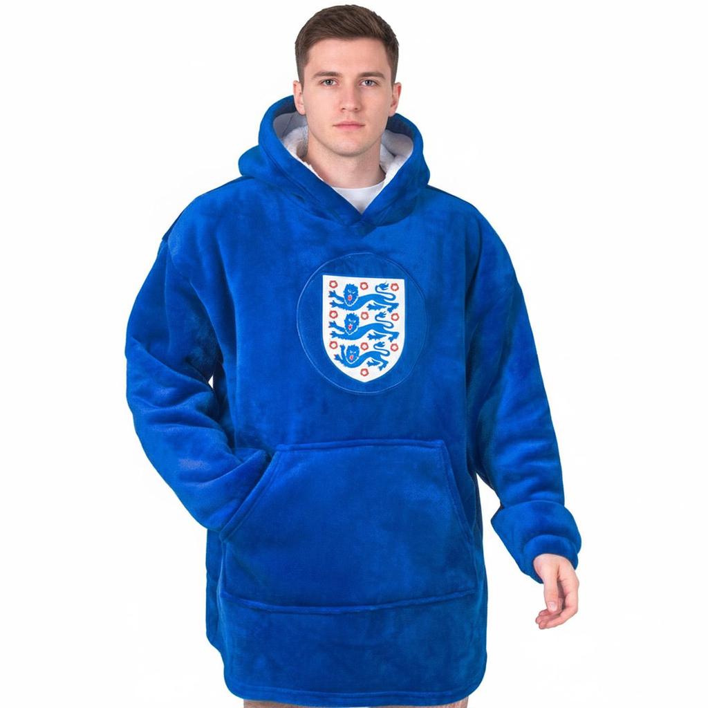England Unisex Adult Crest Oversized Blanket Hoodie