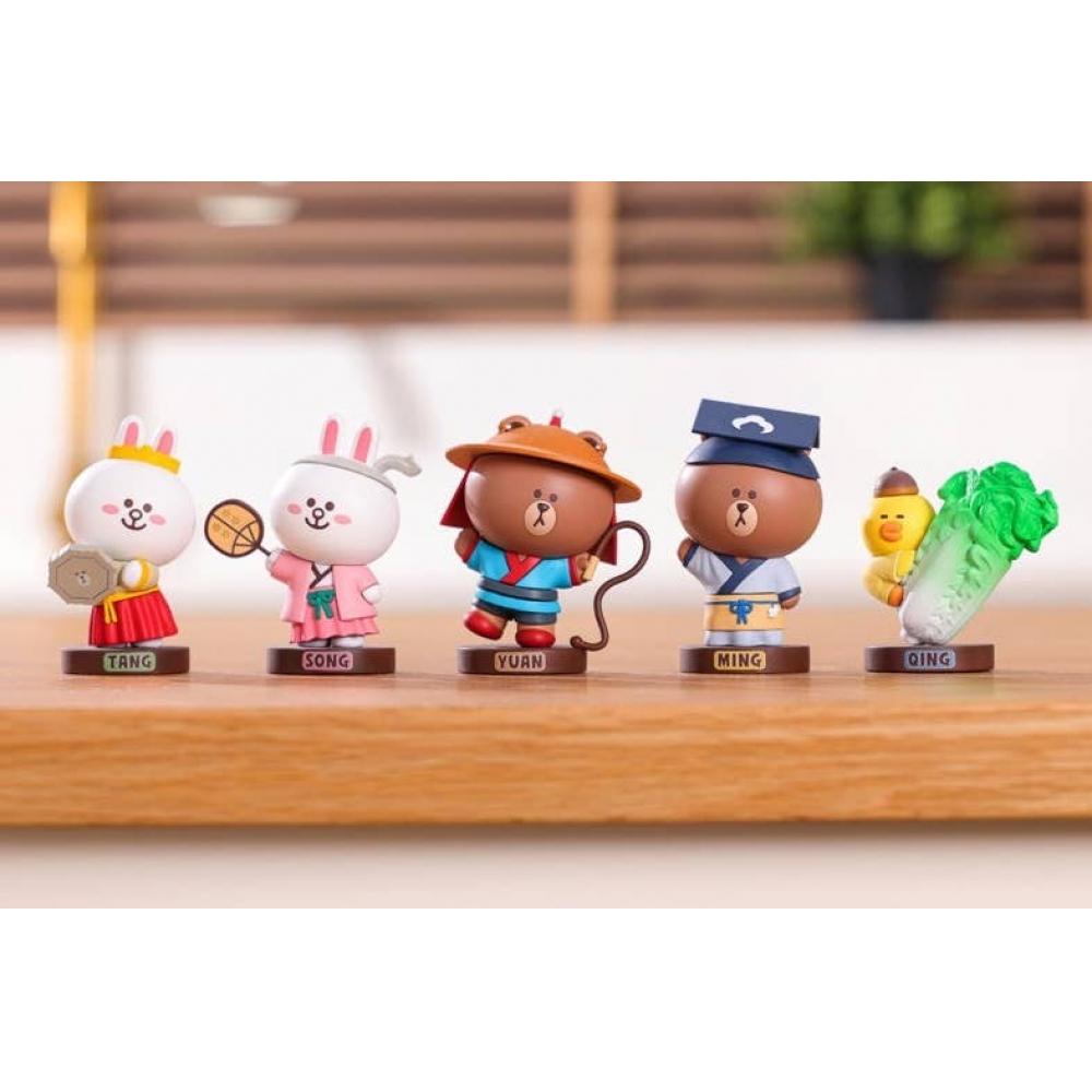 Line Friends Line Friends Национальный дворцовый музей Фигурка для коллекционирования 1 коробка 5 шт.