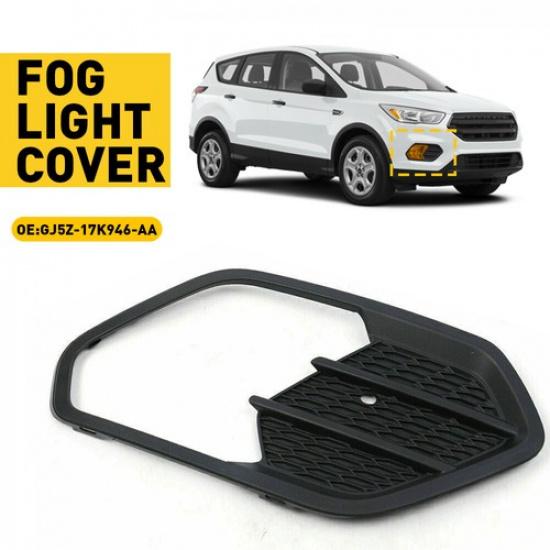 For Kuga 2017 Ford Escape 2018  Fog Light Lamp Cover Bezel Passenger Side US
