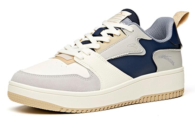 Men's Sneakers Anta Synthetic Leather Slip Resistant Cushioning Abrasion Resistant Low top Skateboard Shoes
