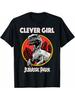 Jurassic Parks Retro Raptor Clever Girl T-Shirt