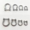 10 Styles Buckles Titanium Alloy D Bow Staples High Quality Carabiner Outdoor Accessories