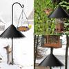 Bird Feeder Baffle Durable Weather-Resistant Rotatable Design Simple Installation Outdoor Pole Mount Squirrel Proof Guard Stopper