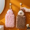 Fast Drying Capybara Hanging Hand Towels Thickened Kitchen Microfiber Towels  Household