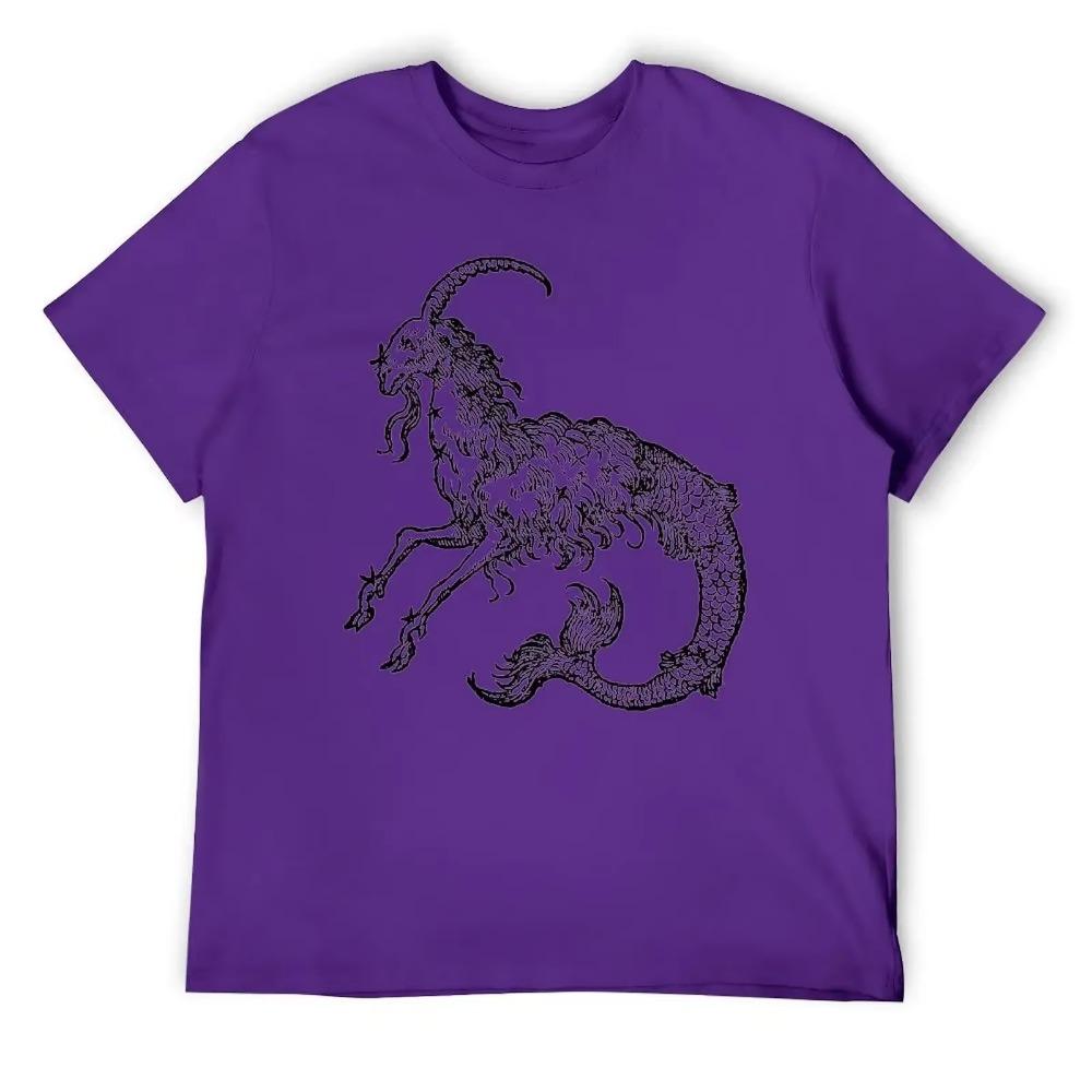 Созвездие Козерога Двенадцати (4) Футболка Harajuku Move Tshirt Vintage Home Funny Novelty USA Size