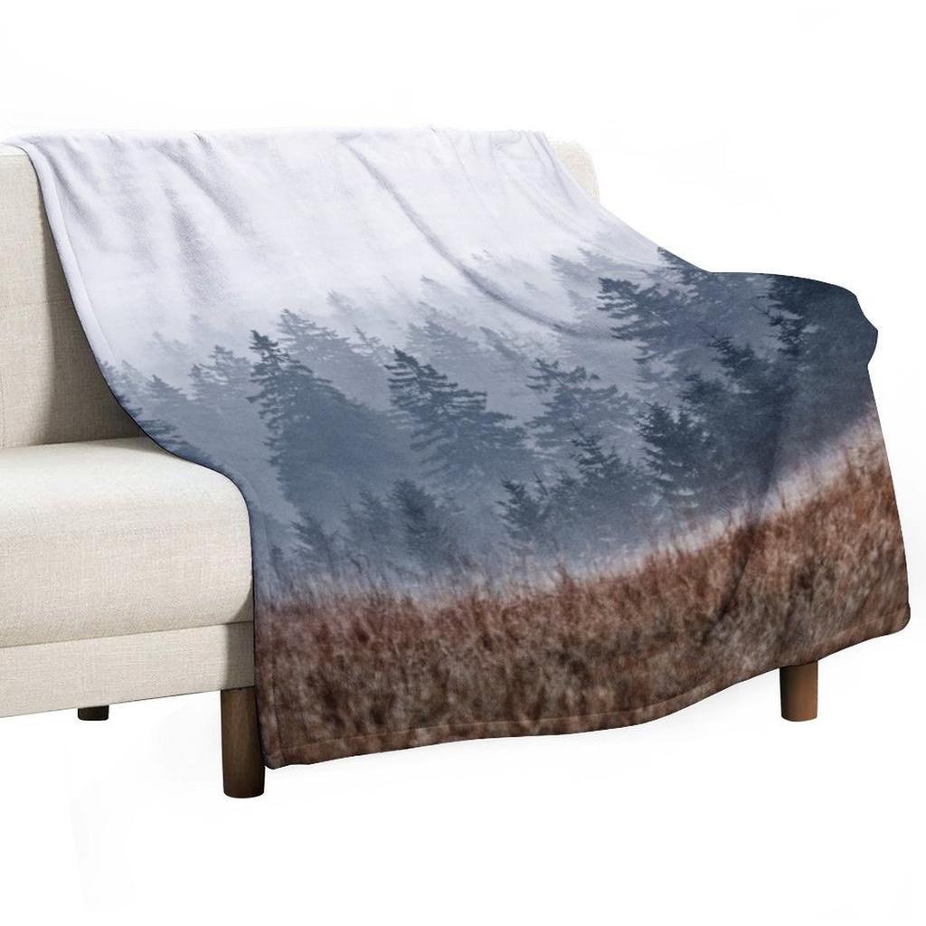 Lost In Fog Throw Blanket Weighted Decorative Moving for Babies Blankets
