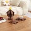Pine and Bamboo Insulation Mat, Dining Table Decoration, a Tree and Small Tree Insulation Mat, Creative Folding Dining Plate, Tree Shape