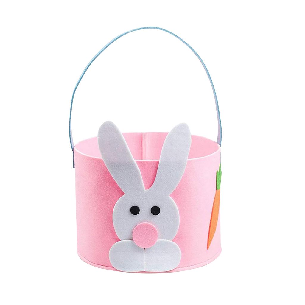 Корзина с пасхальным кроликом, сумки для яиц для детей, персонализированная корзина для конфет, ведра с кроликами